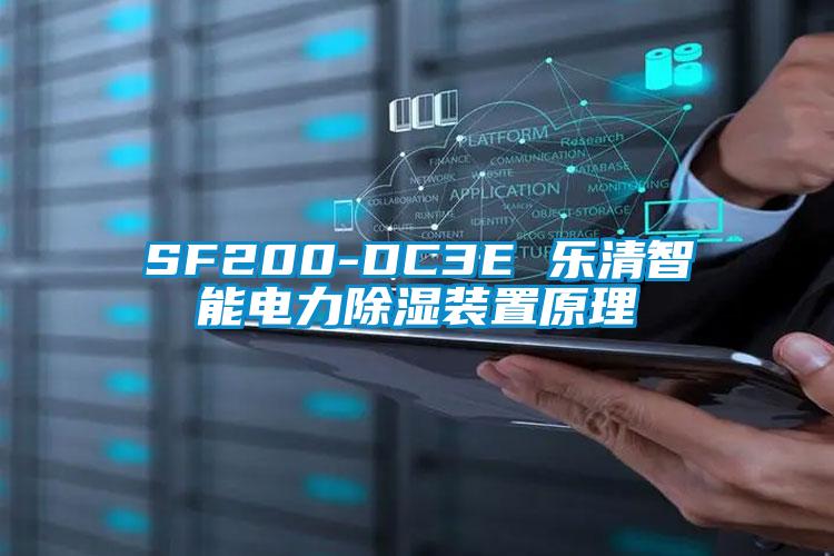 SF200-DC3E 樂(lè)清智能電力除濕裝置原理