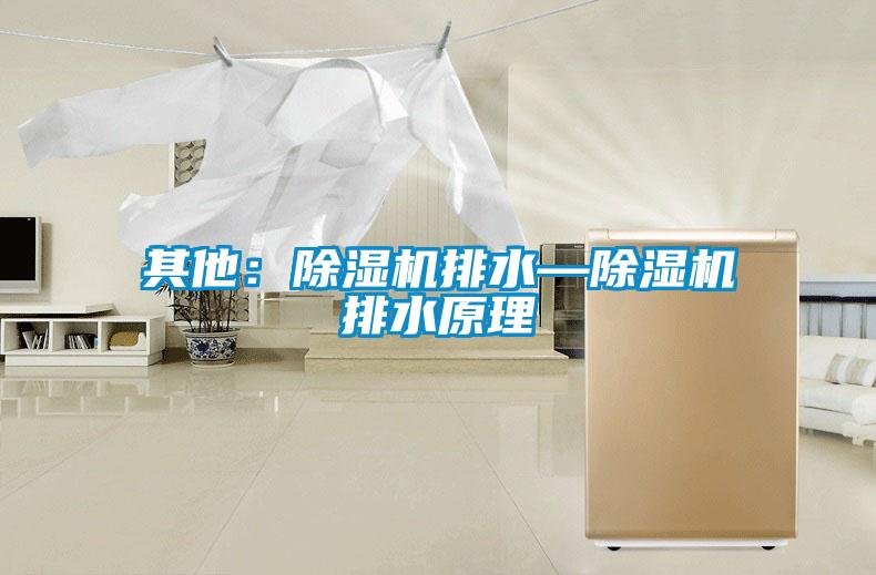 其他:除濕機(jī)排水—除濕機(jī)排水原理