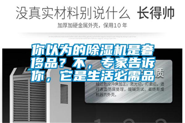 你以為的除濕機(jī)是奢侈品？不，專家告訴你，它是生活必需品