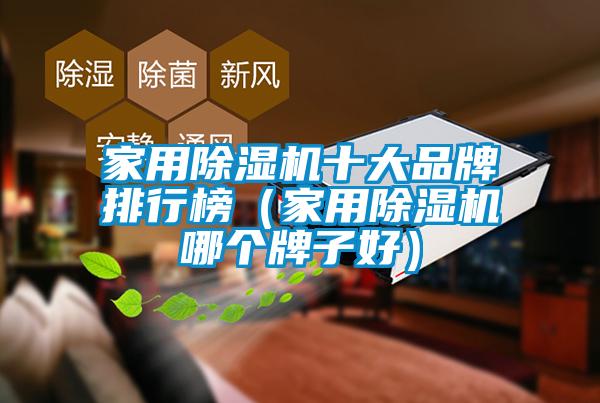 家用除濕機十大品牌排行榜(家用除濕機哪個牌子好)