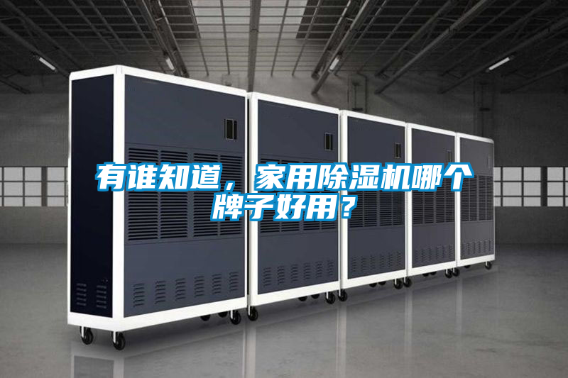 有誰知道，家用除濕機哪個牌子好用？